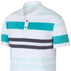 Nike Dry Fit Player YT Stripe OLC Golf Polo
